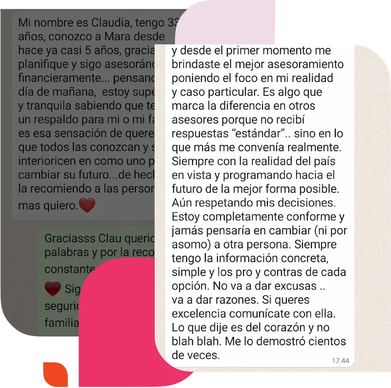 Testimonio de nuestros clientes - Spatia Finanzas